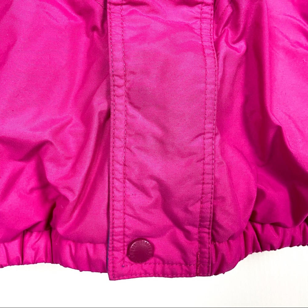 Columbia Girls Hooded Coat Parka Pink Blue Size 10/12 - Picture 8 of 10